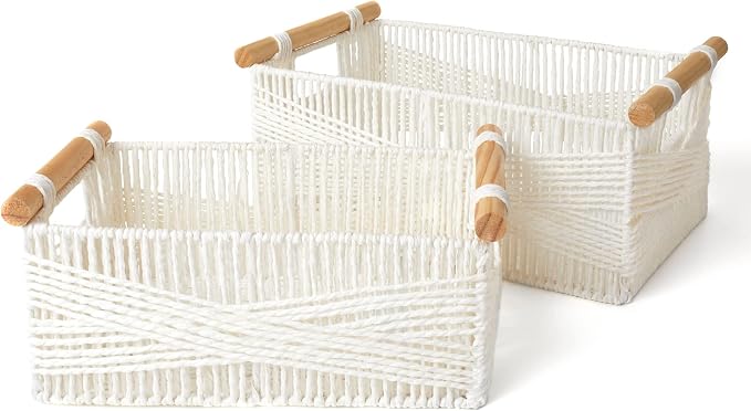 LA JOLIE MUSE Wicker Storage Baskets by LaJol%C3%ADeMuse