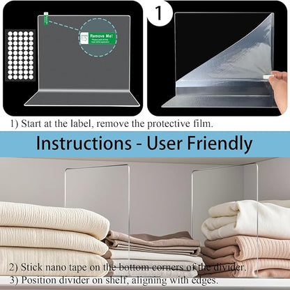 Shelf Dividers for Closet Organization - Image 7