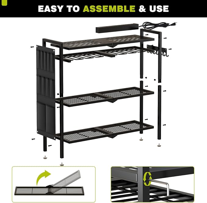 Large Power Tool Organizer Cart - Image 7