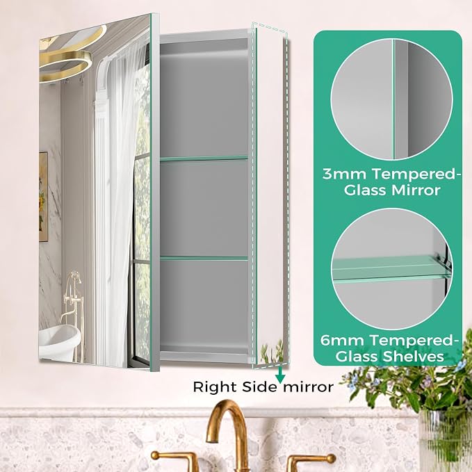 Medicine Cabinet Mirror, Bathroom Mirror - Image 4