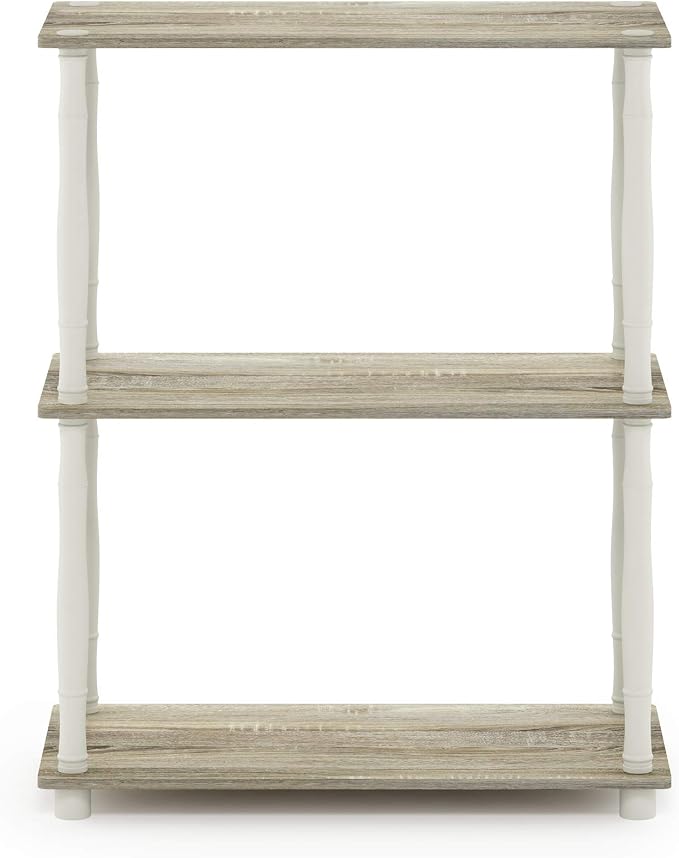 Furinno Turn-N-Tube 3-Tier Compact Multipurpose Shelf Display Rack - Image 6
