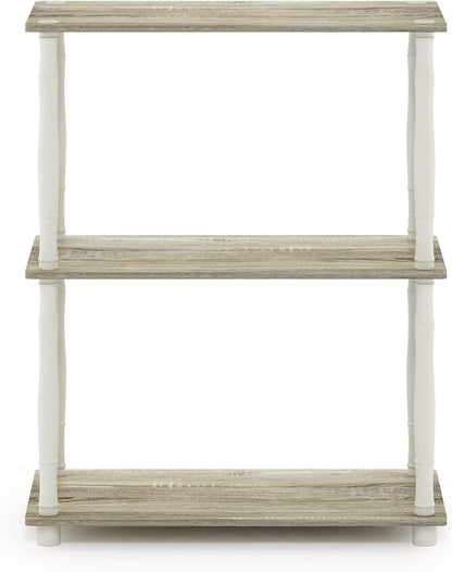 Furinno Turn-N-Tube 3-Tier Compact Multipurpose Shelf Display Rack - Image 6