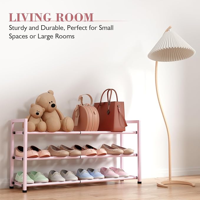 Bumusty 3-Tier Expandable Shoe Rack - Image 5
