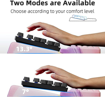 Ospelelf Keyboard Wrist Rest, Comfortable Ergonomic Keyboard Stand Riser Holder - Image 4