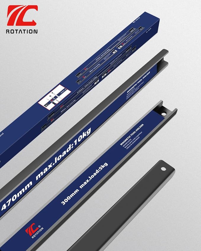 ROTATION Magnetic Tool Holder Set, 18.5”/11.8”/7.8”, 3-Piece Multi-Size - Image 4