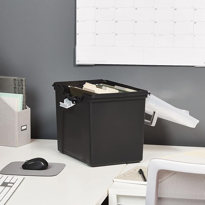 STAPLES File Folder Tote, Portable Filing Box - Image 6