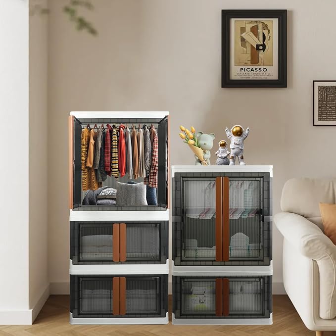 Wardrobe, Collapsible Storage Cabinet, Useful Box - Image 3