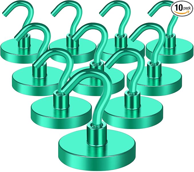 MIKEDE Strong Magnetic Hooks, 120Lbs Heavy Duty Magnetic Hooks by MIKEDE