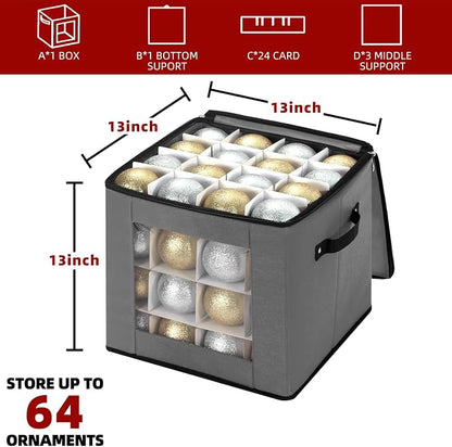 inin Christmas Ornament Storage Box - Image 2