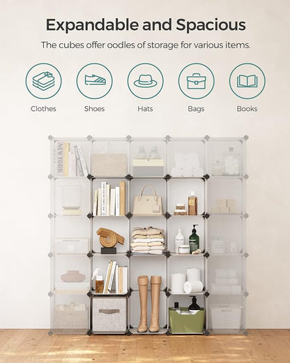 SONGMICS Cube Storage Organizer, Book Shelf, Closet Organizers and Storage - Image 7
