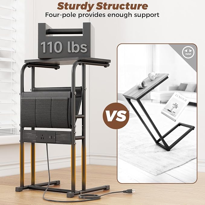 Olldide C-Shaped End Table - Image 4