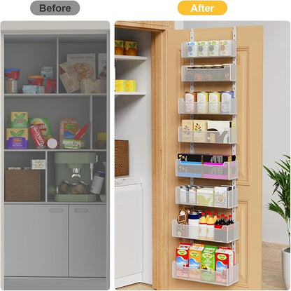 VyGrow Over the Door Organizer, 8-Tier Pantry Organizer - Image 8