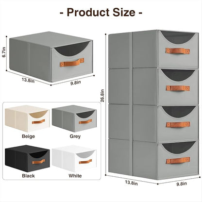 Homsorout Stackable Storage Drawers - Image 3