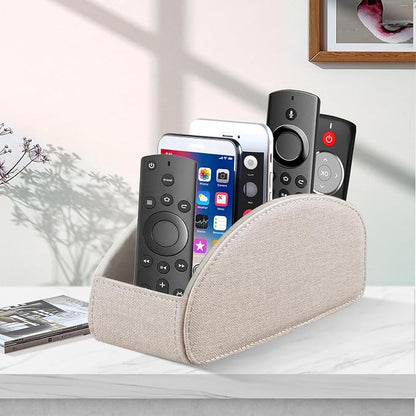 Remote Control Holder PU Leather TV Remote Caddy - Image 7