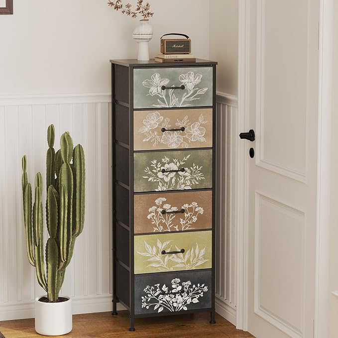 Tohomeor Vintage Dresser Vertical Nightstand by Tohomeor