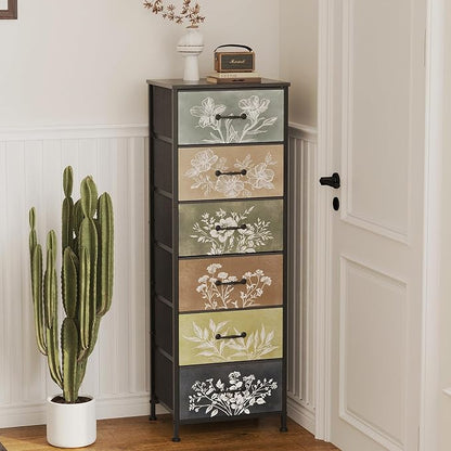 Tohomeor Vintage Dresser Vertical Nightstand by Tohomeor