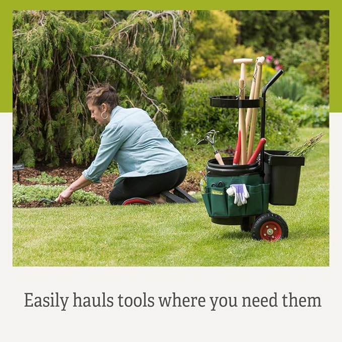 Gardener's Supply Company Heavy Duty Mobile Tool Storage Caddy | All in One - Image 6