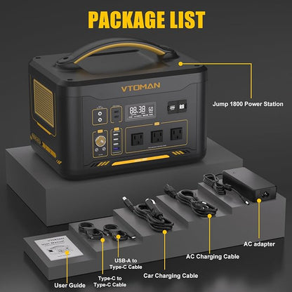 VTOMAN Jump 1800 Portable Power Station - Image 8