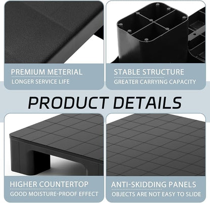 1 Pcs Plastic Pallet for Basement Storage Easy Stack Lightweight Floor Pallet - Image 3
