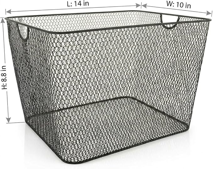 YBM Home Kitchen Pantry Organizer Wire Baskets - Image 2