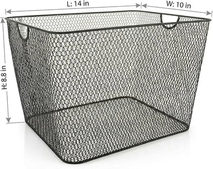 YBM Home Kitchen Pantry Organizer Wire Baskets - Image 2