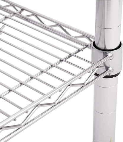 Seville Classics Commercial Work Table Island Utility Cart Prep Station - Image 6