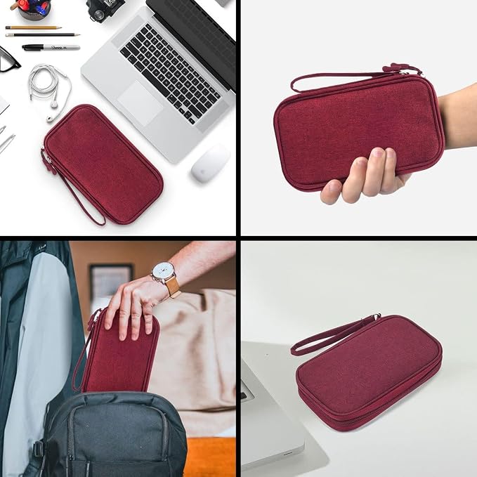 CAOODKDK Electronics Accessories Organizer Pouch Bag, Travel Universal Organizer - Image 7