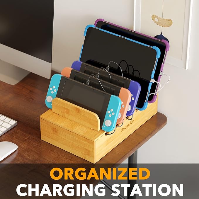 SpaceAid Bamboo Charging Station - Image 2