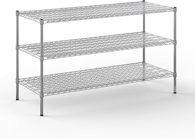 24" Deep x 60" Wide x 34" Height Wire Shelving Kit | 3-Tier | NSF Commercial by Regal+Altair