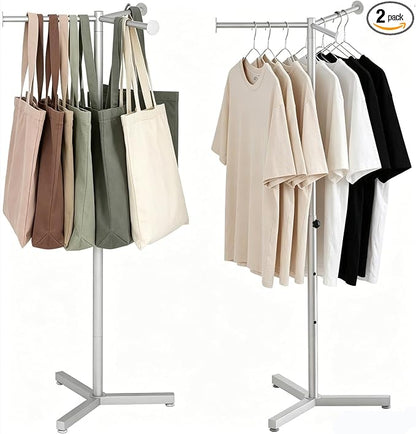 tonchean 2 Pcs 45 Inch Shopping Bag Rack by tonchean