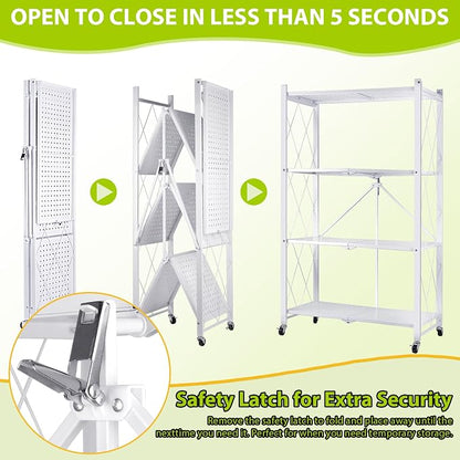4-Tier Foldable Storage Shelf - Image 6