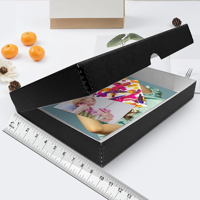 Lineco Clamshell Archival Storage Box, 9.5x12.5x1.75 Inch, Organize and Store - Image 3