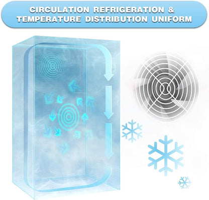 Antarctic Star Beverage Refrigerator Cooler -120 Can Mini Fridge Glass Door - Image 4