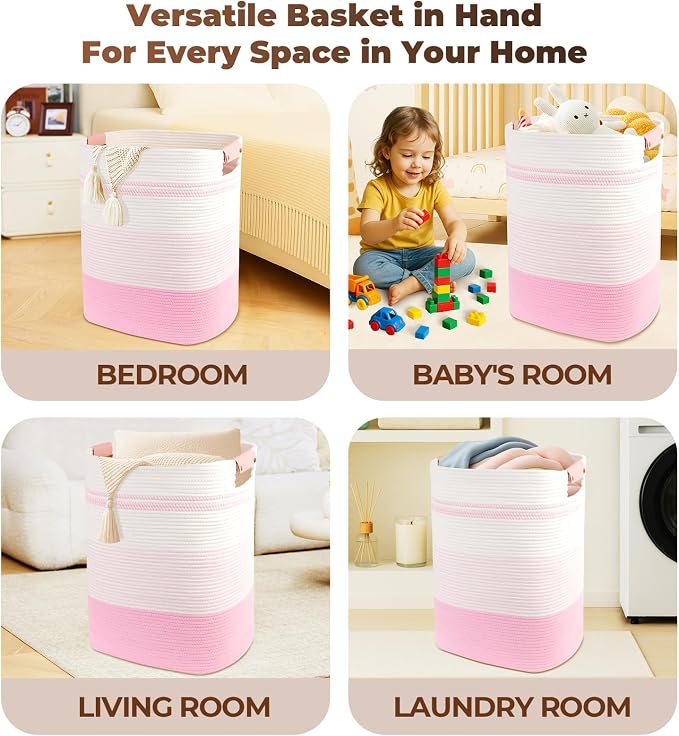 Laundry Basket with Handles - Image 4