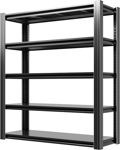 78" H Garage Shelves, Garage Shelving Heavy Duty, 3000Lbs 5 Tier Adjustable by VIYET