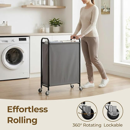 GRANNY SAYS 80L Laundry Hamper, Slim Laundry Basket - Image 5