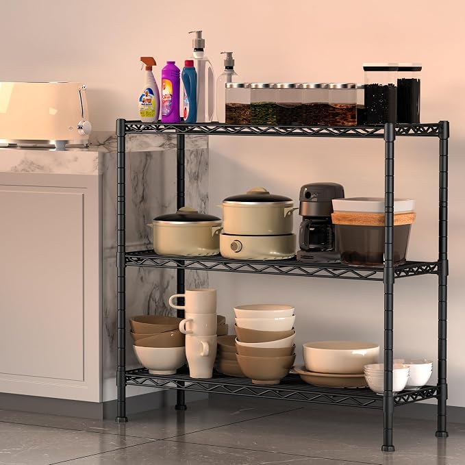 3-Shelf Adjustable Heavy Duty Storage Shelves - Image 2