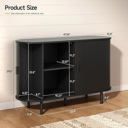 48" Sideboard Buffet Cabinet - Image 2