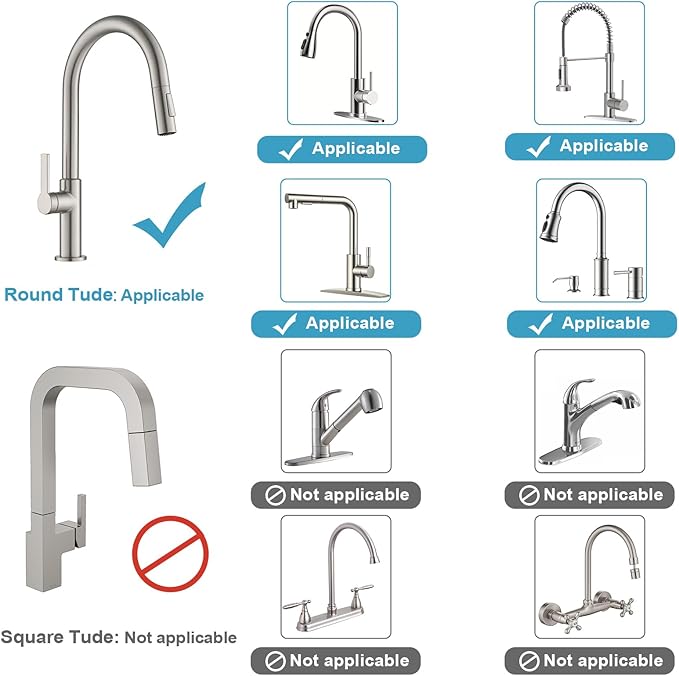 LONIN Sponge Holder Over Faucet Kitchen Sink Caddy Organizer, Stainless Steel - Image 5