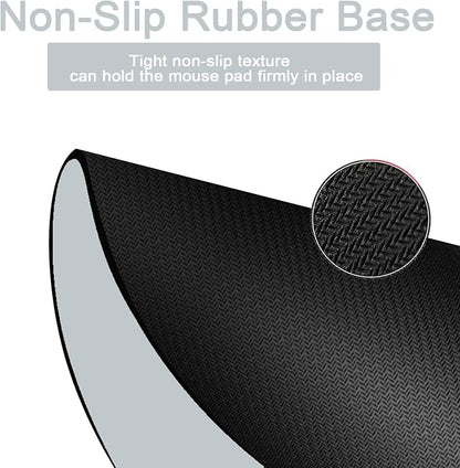 Small Mouse pad, Waterproof Non-Slip Rubber Bottom, Suitable - Image 3