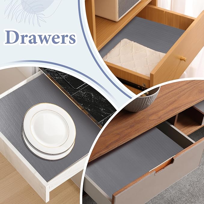 Drawer and Shelf Liner for Kitchen Cabinet: 23in X 20 Ft Non Slip Waterproof - Image 5