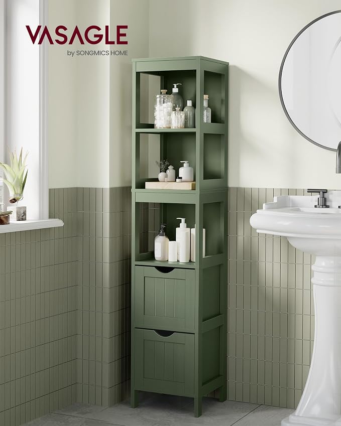 VASAGLE Storage Cabinet, Storage Organizer Rack Stand - Image 4