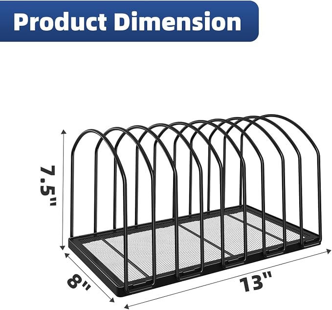 Simple Trending 9 Section Metal File Sorter Organizer - Image 4