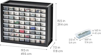 IRIS USA 64-Drawer Screw Organizer, Hardware Storage, Made in USA, Building - Image 3