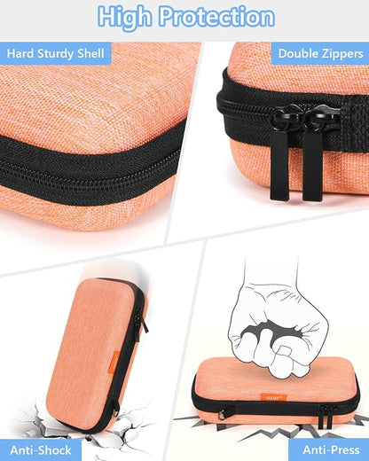 Light-Orange Small Carrying Case Universal Travel Case - Image 4