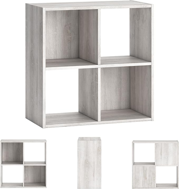 Signature Design by Ashley Paxberry Coastal 4 Cube Storage Organizer or Bookcase - Image 6