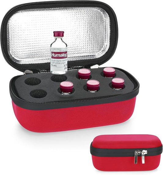 YOUSHARES Insulin Fridge Holder Storage Case Organizer, Insulin Vial Organizer by YOUSHARES