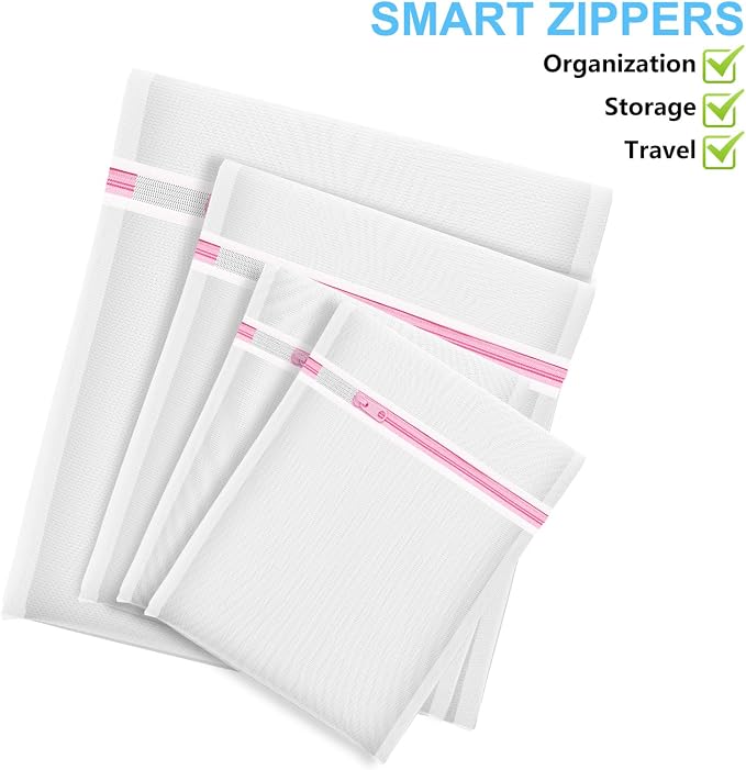 4Pcs Mesh Laundry Bags, Lingerie Bags - Image 5