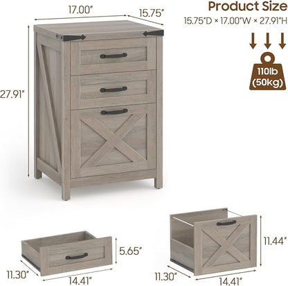 Small Farmhouse File Cabinet - Image 3