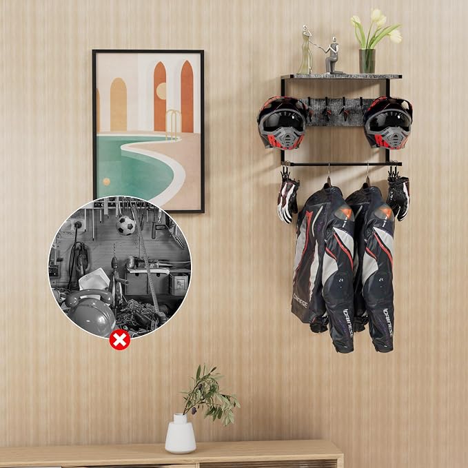 Motorcycle Helmet Holder Wall Mounted, Helmet Holder Wall Mount - Image 9